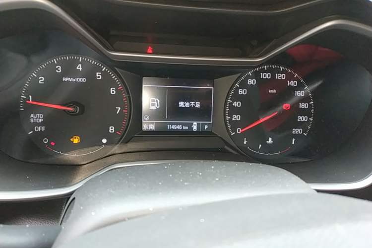 Used Chevrolet Trailblazer 2019 435T Redline CVT Two-Wheel-Drive Sharp Edition China VI Standard Instrument Cluster