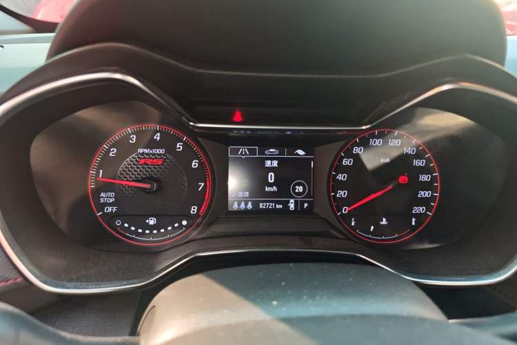Used Chevrolet Trailblazer 2019 435T RS Automatic All-Wheel-Drive Huanrui Edition China VI Standard Instrument Cluster
