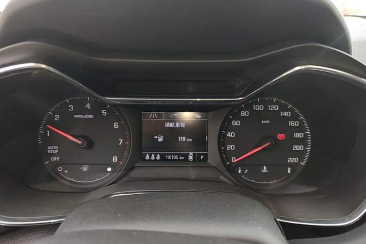 Used Chevrolet Trailblazer 2019 435T Redline CVT Two-Wheel Drive Chirui Version China VI Standard Instrument Cluster