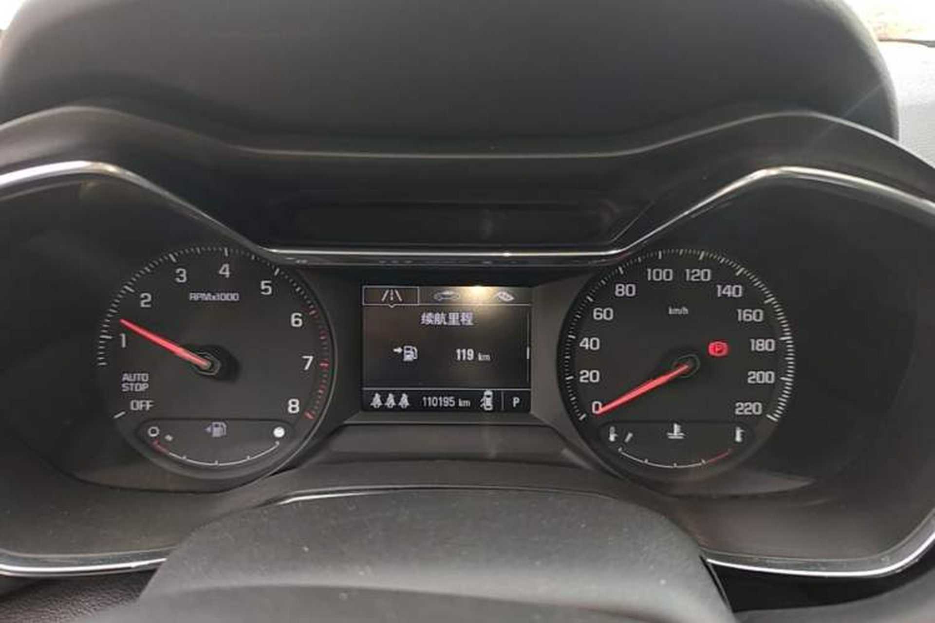 Used Chevrolet Trailblazer 2019 435T Redline CVT Two-Wheel Drive Chirui Version China VI Standard Instrument Cluster