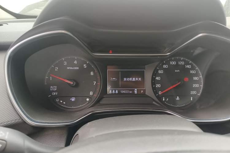 Used Chevrolet Trailblazer 2019 435T Redline CVT Two-Wheel Drive Chirui Version China VI Standard Instrument Cluster