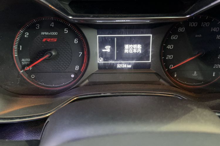 Used Chevrolet Trailblazer 2019 435T RS Automatic All-Wheel-Drive Huanrui Edition China VI Standard Odometer Close Up