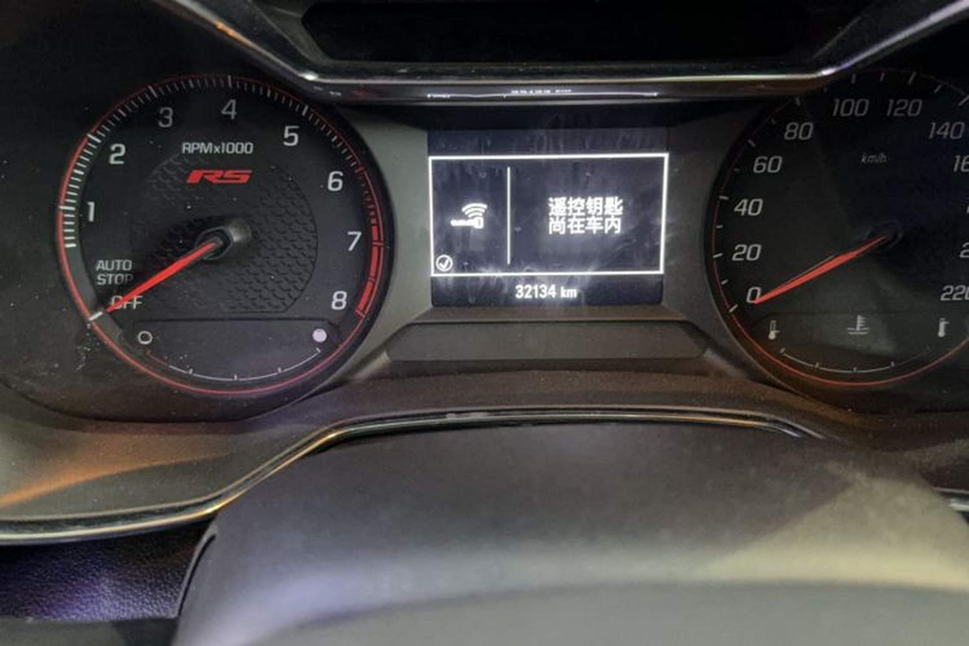Used Chevrolet Trailblazer 2019 435T RS Automatic All-Wheel-Drive Huanrui Edition China VI Standard Odometer Close Up