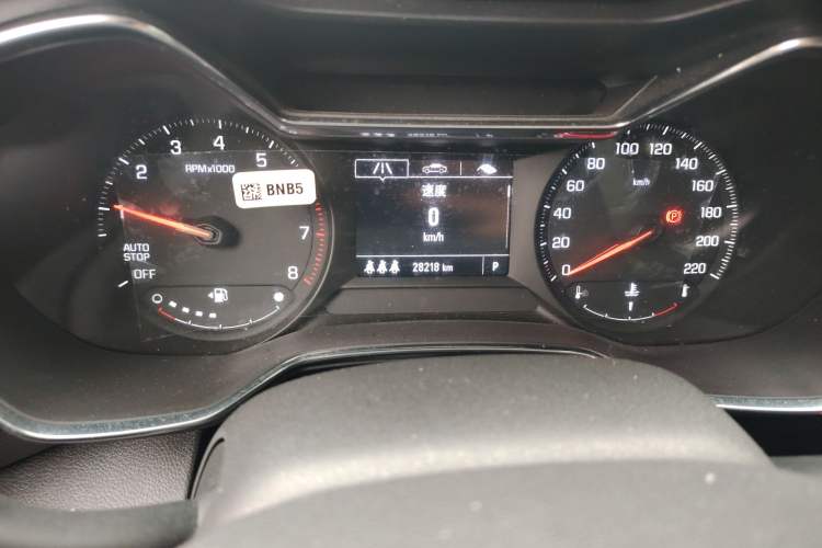 Used Chevrolet Trailblazer 2019 435T Redline CVT Two-Wheel Drive Chirui Version China VI Standard Odometer Close Up