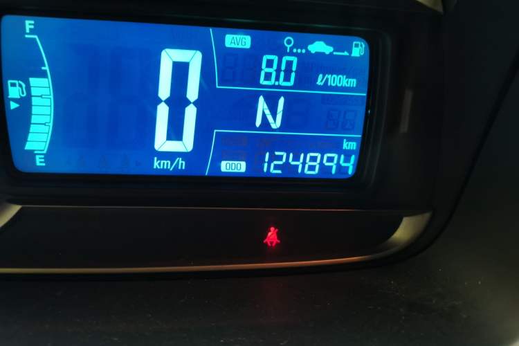 Used Chevrolet Trax 2014 1.4T Automatic Two-Wheel Drive Comfort Version Odometer Close Up
