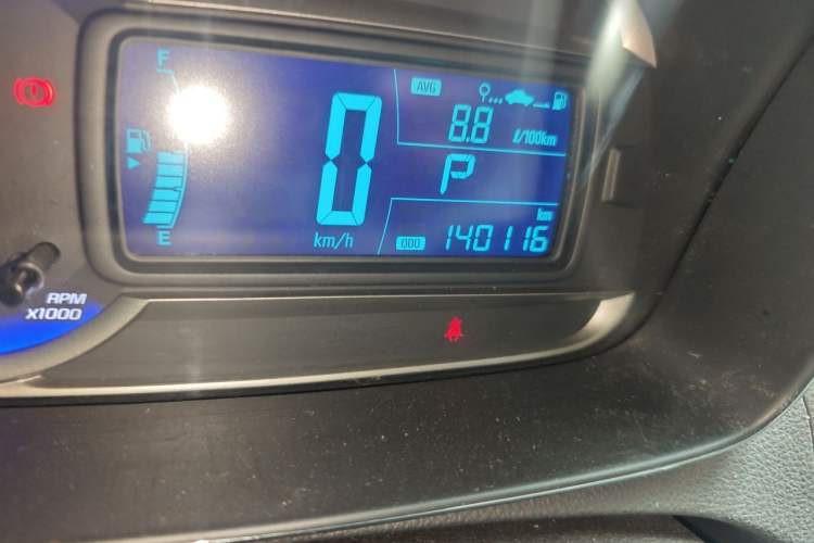 Used Chevrolet Trax 2014 1.4T Automatic Two-Wheel Drive Luxury Model Odometer Close Up