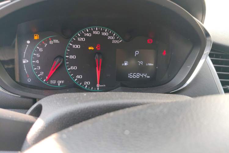 Used Chevrolet Trax 2017 1.4T Automatic Two-Wheel Drive Comfort Version Odometer Close Up