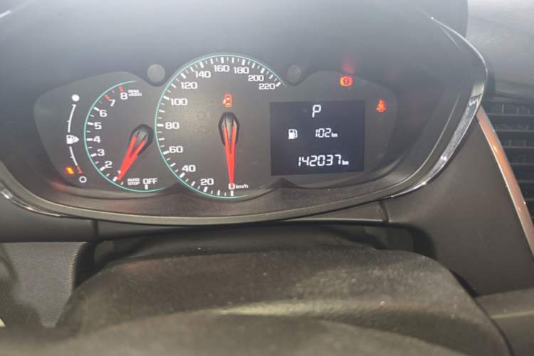 Used Chevrolet Trax 2017 1.4T Automatic Two-Wheel Drive Comfort Version Odometer Close Up
