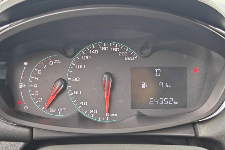 Used Chevrolet Trax 2017 1.4T Automatic Two-Wheel Drive Comfort Version Odometer Close Up