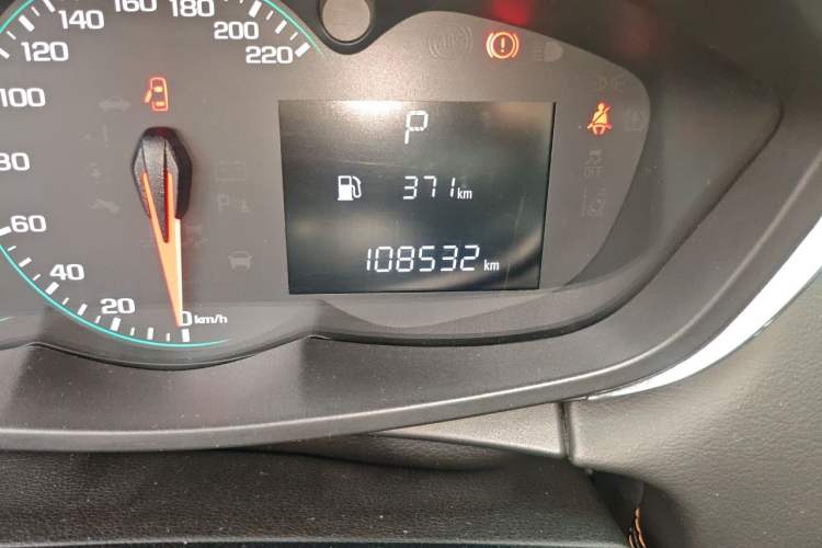 Used Chevrolet Trax 2017 1.4T Automatic Two-Wheel Drive Comfort Version Odometer Close Up
