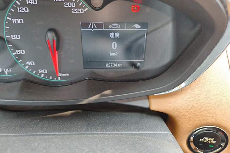 Used Chevrolet Trax 2017 1.4T Automatic Two-Wheel Drive Luxury Version Odometer Close Up