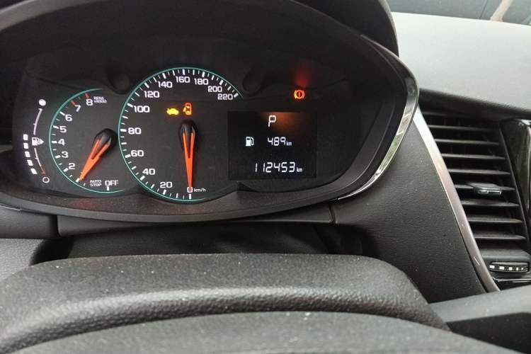 Used Chevrolet Trax 2017 1.4T Automatic Two-Wheel Drive Comfort Version Odometer Close Up