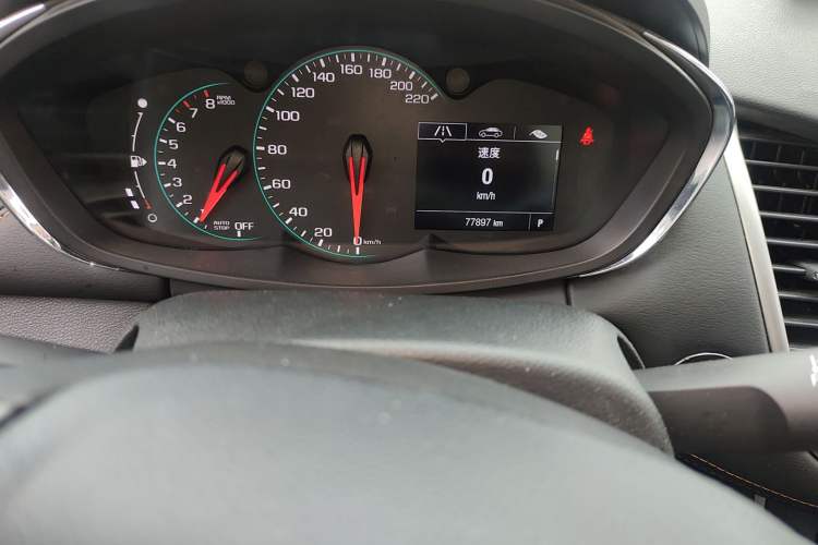 Used Chevrolet Trax 2017 1.4T Automatic Two-Wheel Drive Luxury Version Odometer Close Up