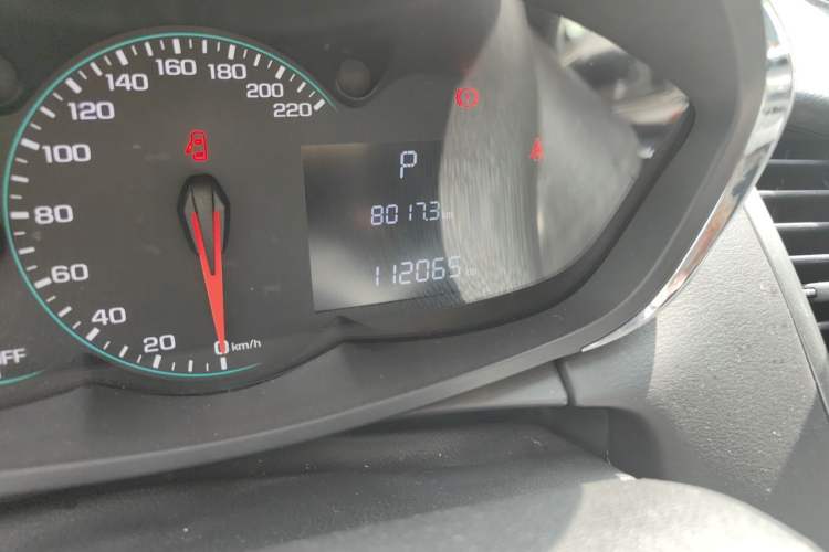 Used Chevrolet Trax 2017 1.4T Automatic Two-Wheel Drive Comfort Version Odometer Close Up