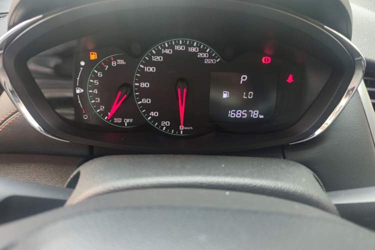Used Chevrolet Trax 2017 1.4T Automatic Two-Wheel Drive Comfort Version Odometer Close Up