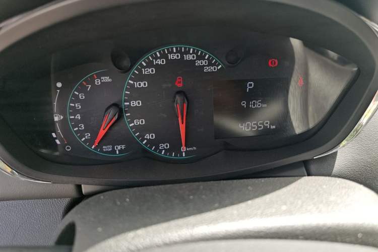 Used Chevrolet Trax 2017 1.4T Automatic Two-Wheel Drive Comfort Version Odometer Close Up