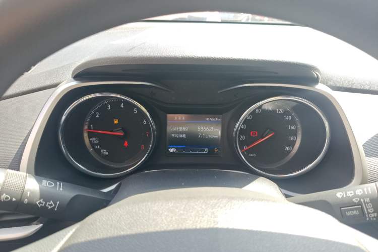 Used Chevrolet Trax 2019 Redline 335T CVT Top-Tier Model China VI Standard Instrument Cluster