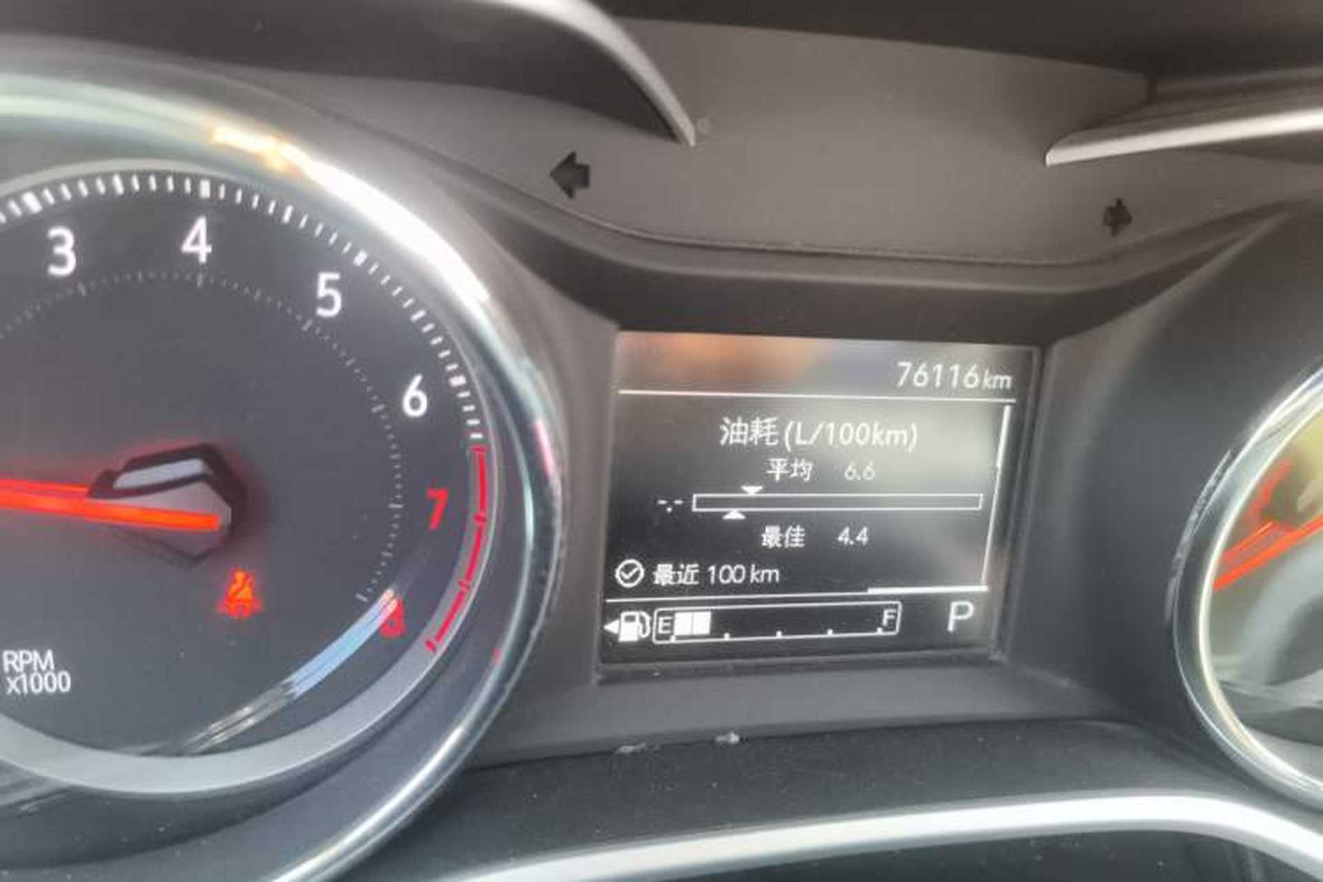Used Chevrolet Trax 2019 325T Automatic Sport Edition China VI Standard Odometer Close Up