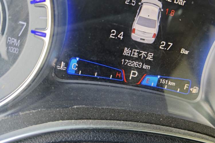 Used Chrysler 300C 2014 3.0L Excellence Edition Odometer Close Up