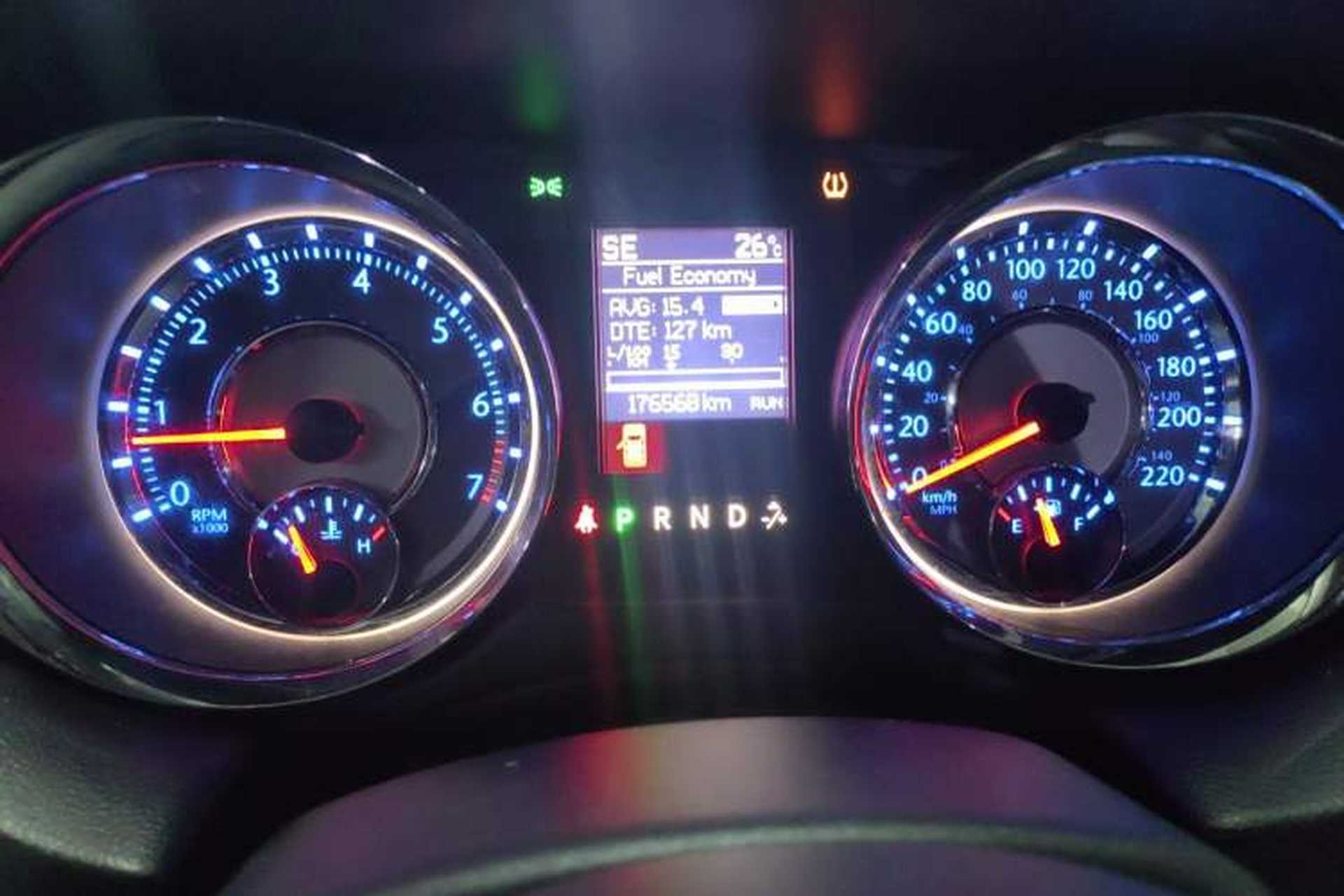 Used Chrysler Grand Voyager 2013 3.6L Luxury Edition Odometer Close Up