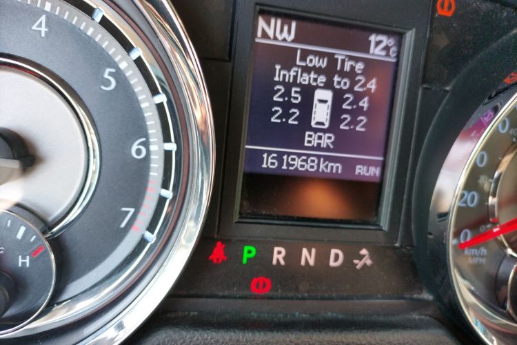 Used Chrysler Grand Voyager 2013 3.6L Luxury Edition Odometer Close Up