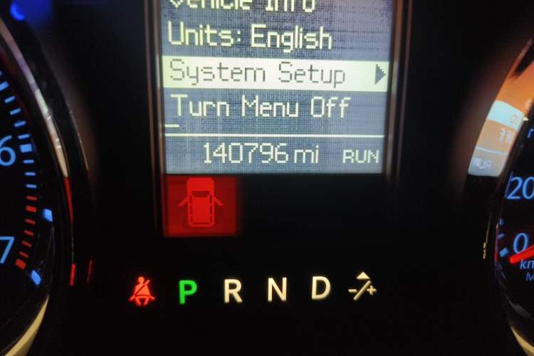 Used Chrysler Grand Voyager 2013 3.6L Luxury Edition Odometer Close Up