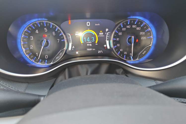 Used Chrysler Grand Voyager 2017 3.6L Premium Edition Odometer Close Up