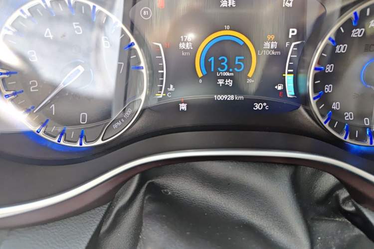 Used Chrysler Grand Voyager 2017 3.6L Premium Edition Odometer Close Up