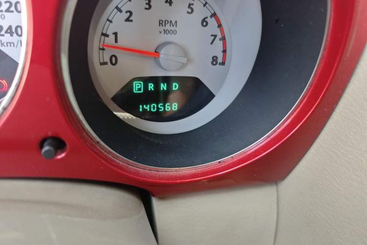 Used Chrysler PT Cruiser 2007 2.4 Odometer Close Up