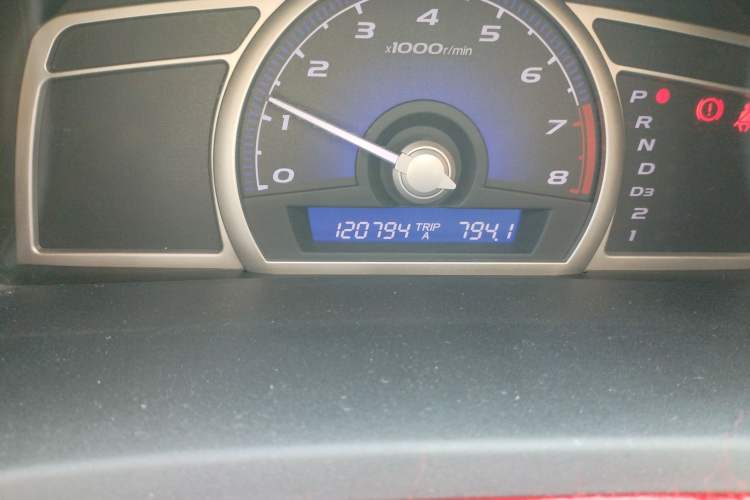 Used CIIMO 2012 1.8L Automatic Odometer Close Up