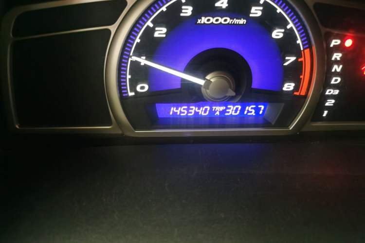 Used CIIMO 2012 1.8L Automatic Odometer Close Up