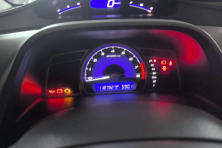 Used CIIMO 2012 1.8L Automatic Odometer Close Up