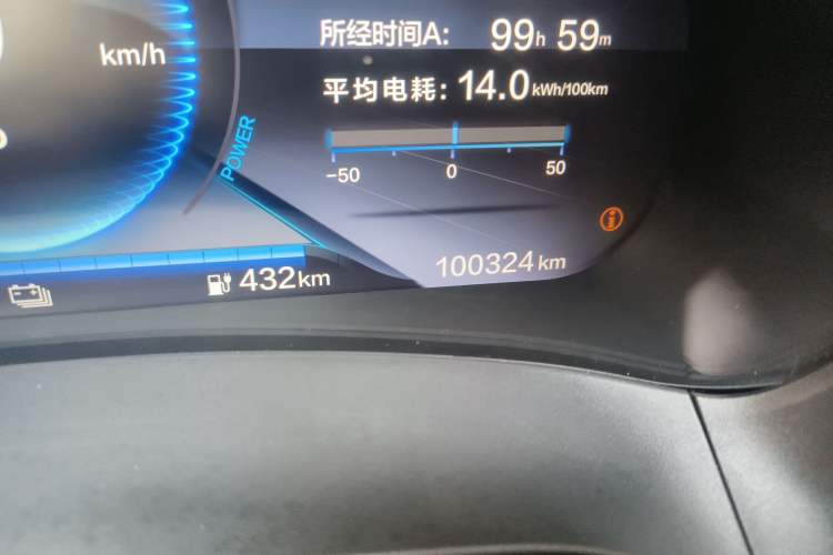 Used CIIMO M-NV 2021 Shangcheng Edition Odometer Close Up