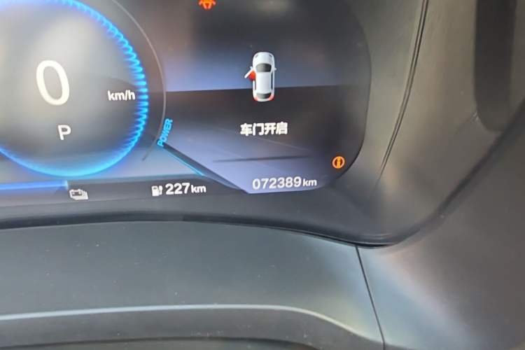 Used CIIMO M-NV 2021 Shangyi Edition Odometer Close Up