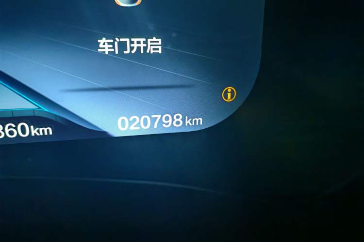 Used CIIMO M-NV 2021 Shangcheng Edition Odometer Close Up
