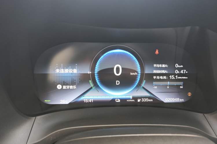 Used CIIMO M-NV 2023 Shangyi Edition Odometer Close Up