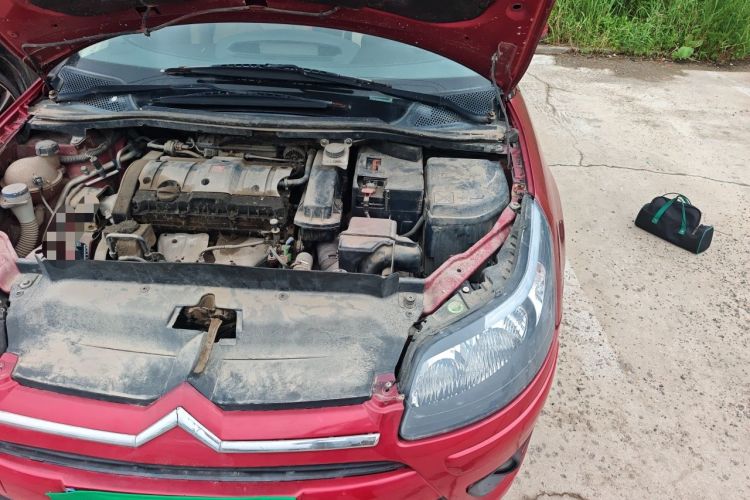 Used Citroen C-Quatre 2009 Sedan 1.6L Manual Fashion Edition Engine Bay Left