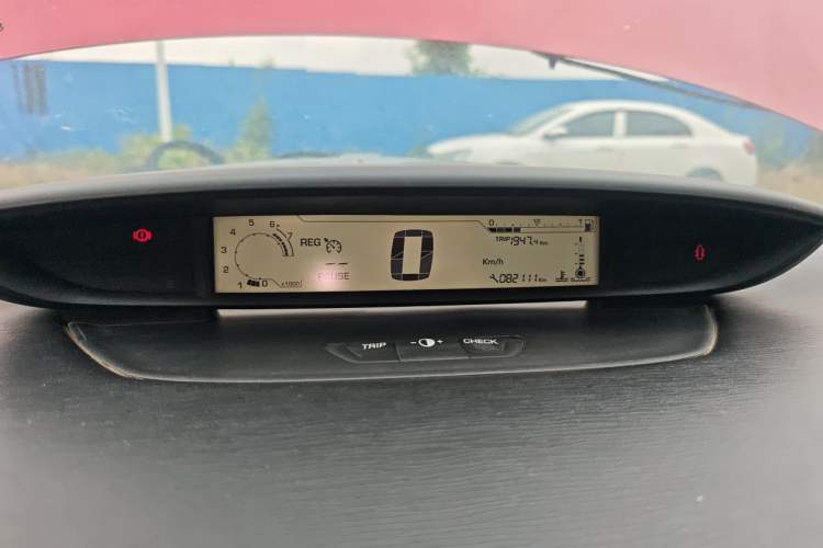 Used Citroen C-Quatre 2009 Sedan 1.6L Manual Fashion Edition Odometer Close Up