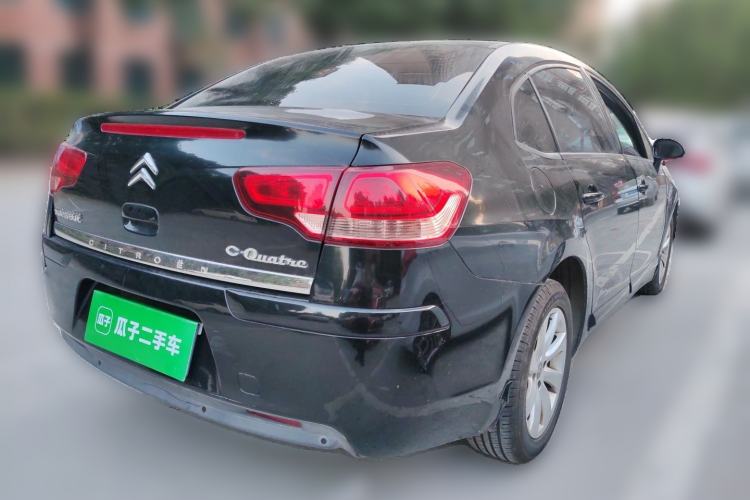 Used Citroen C-Quatre 2010 Sedan 1.6L Manual Shangle Version Rear Right 45 Deg
