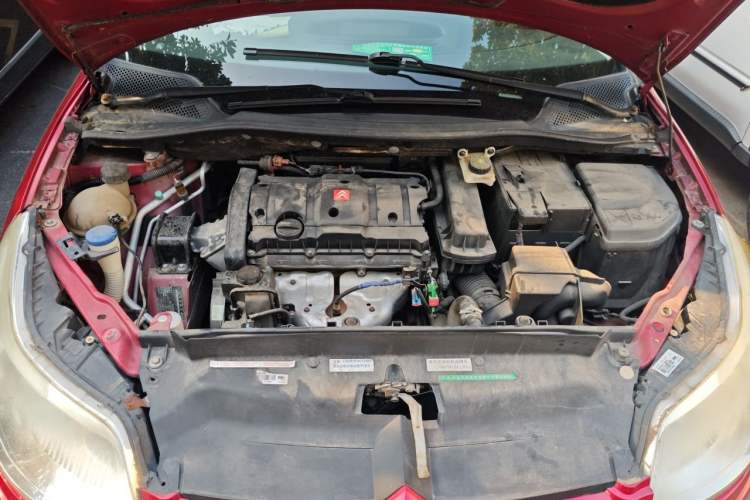 Used Citroen C-Quatre 2010 Hatchback 1.6L Manual Shangle Edition Engine Bay