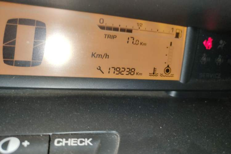 Used Citroen C-Quatre 2010 Sedan 1.6L Automatic Shangle Edition Odometer Close Up