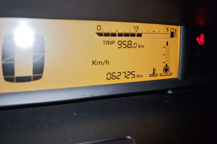 Used Citroen C-Quatre 2011 Sedan 1.6L Automatic Fashion Edition Odometer Close Up