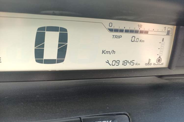 Used Citroen C-Quatre 2011 Sedan 1.6L Manual Fashion Edition Odometer Close Up