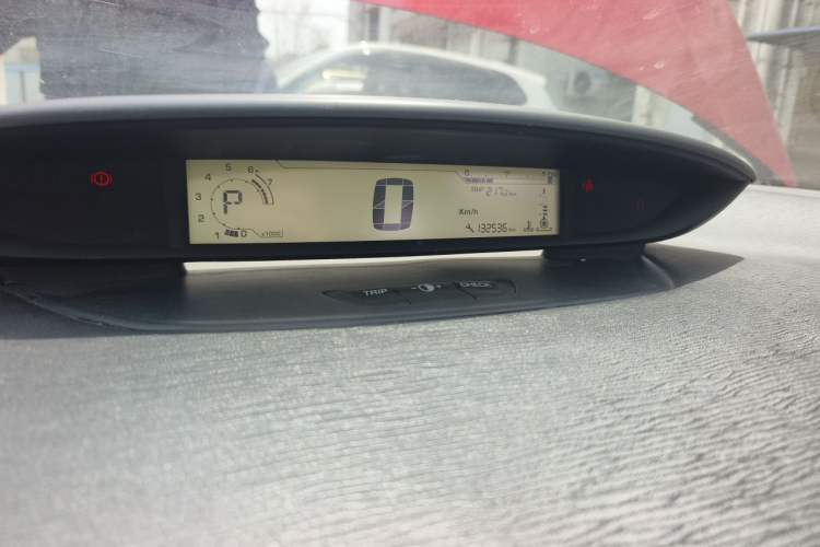 Used Citroen C-Quatre 2011 Sedan 1.6L Automatic Fashion Edition Odometer Close Up