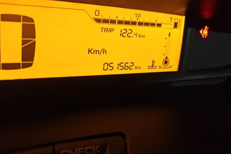 Used Citroen C-Quatre 2011 Sedan 1.6L Manual Fashion Edition Odometer Close Up