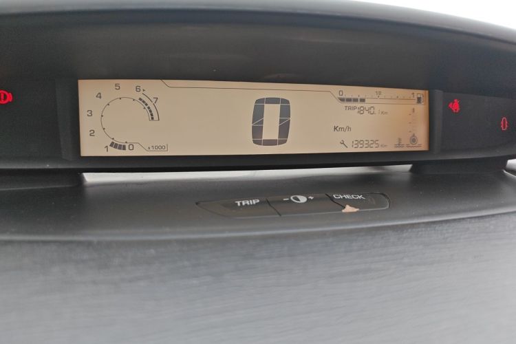 Used Citroen C-Quatre 2011 Sedan 1.6L Manual Fashion Edition Odometer Close Up