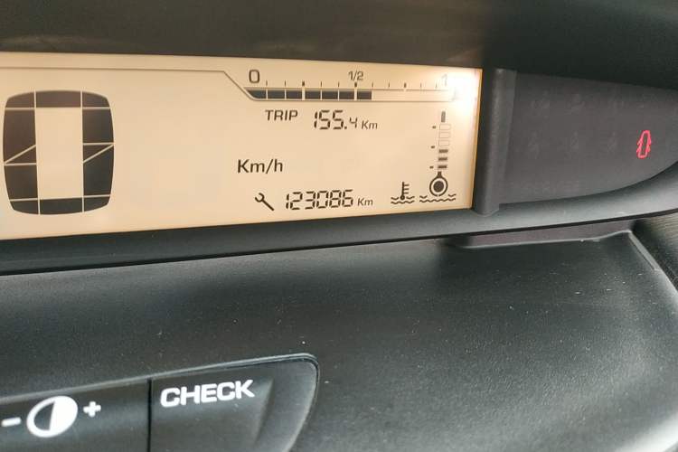Used Citroen C-Quatre 2011 Sedan 1.6L Automatic Fashion Edition Odometer Close Up