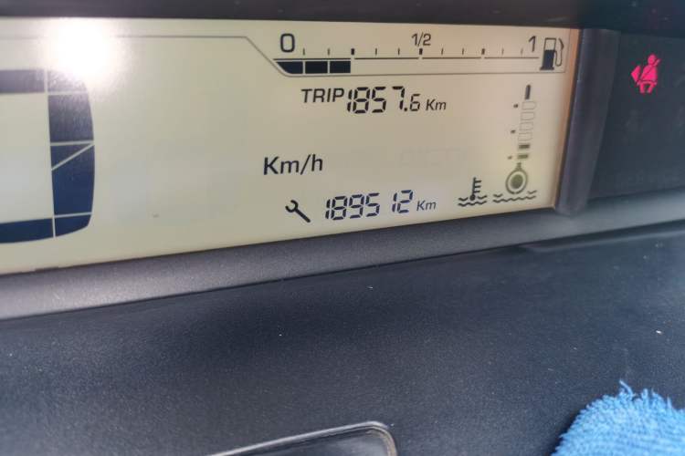 Used Citroen C-Quatre 2011 Sedan 1.6L Manual Fashion Edition Odometer Close Up