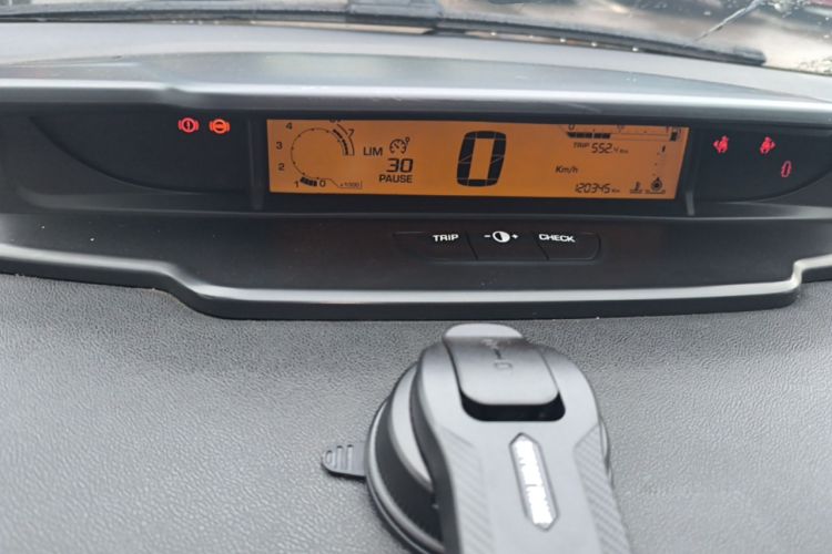 Used Citroen C-Quatre 2012 Sedan 1.6L Manual Prestige Model Odometer Close Up