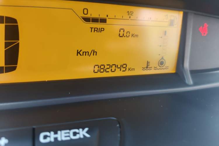 Used Citroen C-Quatre 2012 Sedan 1.6L Automatic Enjoyment Model Odometer Close Up